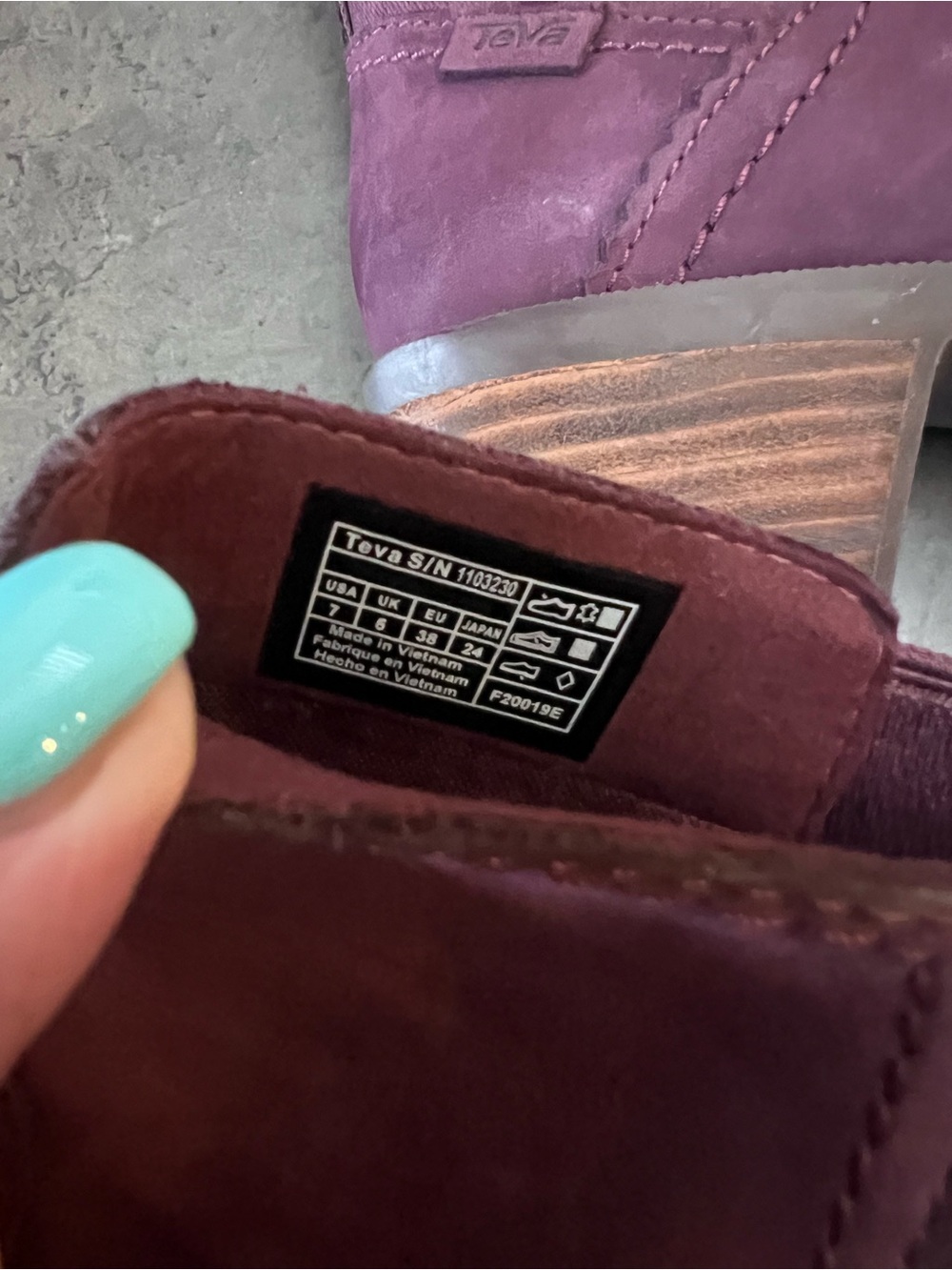 Teva Women's Plum Suede Ankle Chelsea Boots - Picture 7 of 8
